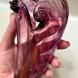 Signed Murano glass Vase